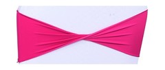 MDS Pack of 100 Spandex Chair Sashes Bows Elastic Stretch Dining Chair Bands …