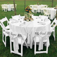 7 In. X 108 In. Satin Chair Sashes Bows Universal Chair Cover for Wedding Event