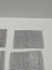 Rhinestone Crystal Elastic Bands Wedding Centerpiece Vase Candle Wrap Accessory