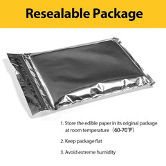 CRANBOLY 25 pcs Edible Paper 11.7″ x 8.3″ A4 Frosting Sheets Icing Sheets for Ca