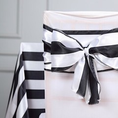 150 Satin Stripe Chair Sashes Wedding Party Event Ceremony Decorations Wholesale