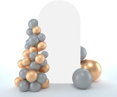 Versatile 6.6FT Arch Cover – Ideal for Weddings, Birthdays, and Celebrations