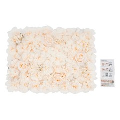 40x60cm Artificial Fake Flower Wall Panel Banquet Wedding &Party Decor 6pc