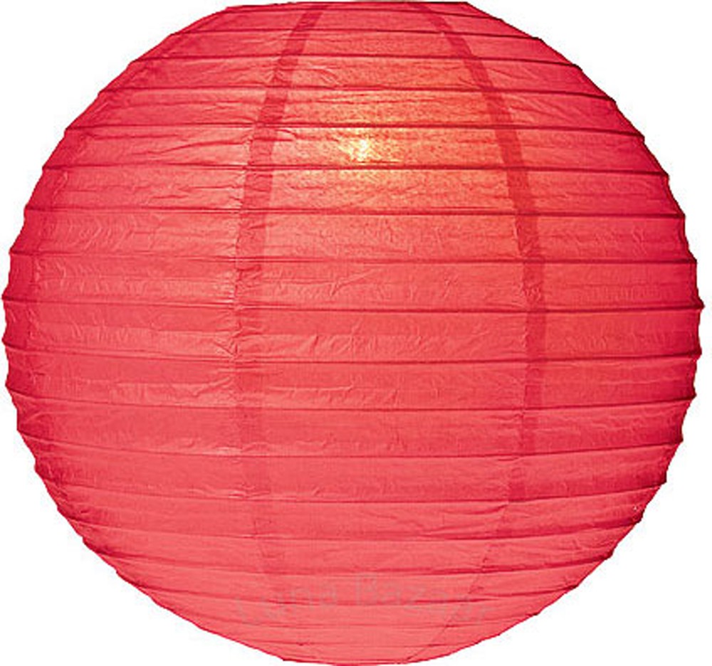 12 Red 12″ Paper Chinese Lantern Lamp Shade Wedding Party Decoration Supplies