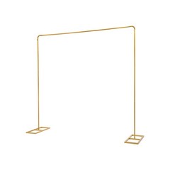 Gold Metal Wedding Balloon Stand with Flower Stands for Elegant Decor