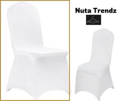 50 Pieces Party Chair Covers, Universal Stretch, Polyester Spandex Chair Covers