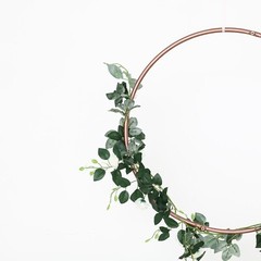 24-Inch wide Metal Round Hoop Hanging Wreath Ring Wedding Party Decorations Sale