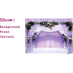 32.8 Yards Bridal Wedding Draping Decoration Glass Yarn 59” Wide White/Golden