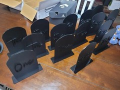 Wedding Decor (Dusty Blue, Black, and White)