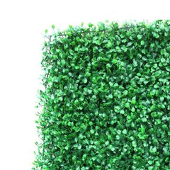 12pcs 24×16″ Artificial Boxwood Mat Wall Hedge Decor Privacy Fence Panel Grass