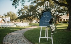 Custom Wedding Welcome Sign Sticker Decal Wall Mirror Frame Removable