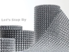 NEW Diamond Rhinestone Ribbon Bling Vase Wrap Floral Wedding Decoration Supplies