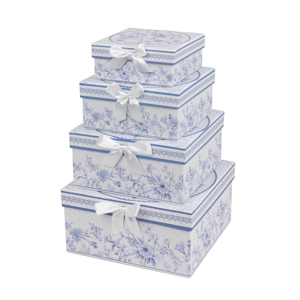 4 Nesting Gift Boxes with Lids Party Decorations Wholesale