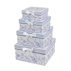 4 Nesting Gift Boxes with Lids Party Decorations Wholesale