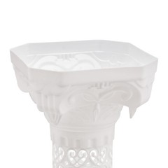 Wedding Roman Column Landscaping Pillar Heart-shaped Pattern Flowerpot Holder