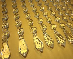 50pcs Acrylic Crystal Garland Hanging Wedding Party Table Decoration Centerpiece