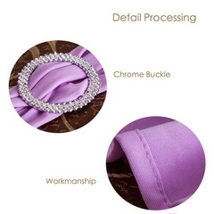 Pack of 50 Stretch Royal Blue Chair Sashes for Wedding, Elastic Lycra Chair B…