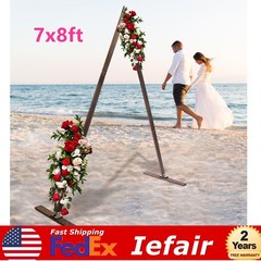 Natural Wooden Wedding Rack Backdrop Diy Flowers Frame Stand Background Decor