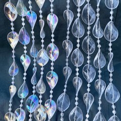 Bead Curtain Wedding Party Decor Stage Tree Bead Chain Chandelier Crystal String