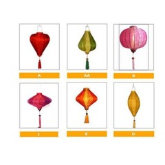 Vietnamese Round Lanterns for TET decor New Year decorations – Set 4 pcs