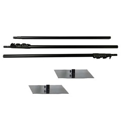10 ft x 12 ft Black Heavy Duty Metal DIY Adjustable Backdrop Stand Party Events