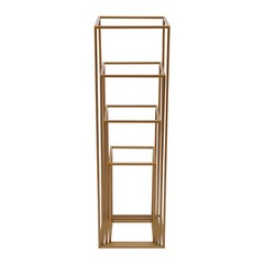Gold Metal Flower Stand Rectangular Rack For Wedding Table Centerpieces Decor ??