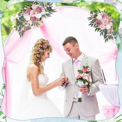Wedding Arch Decorations 2 Pack – Reusable Artificial Hanging Flowers Floral Swa