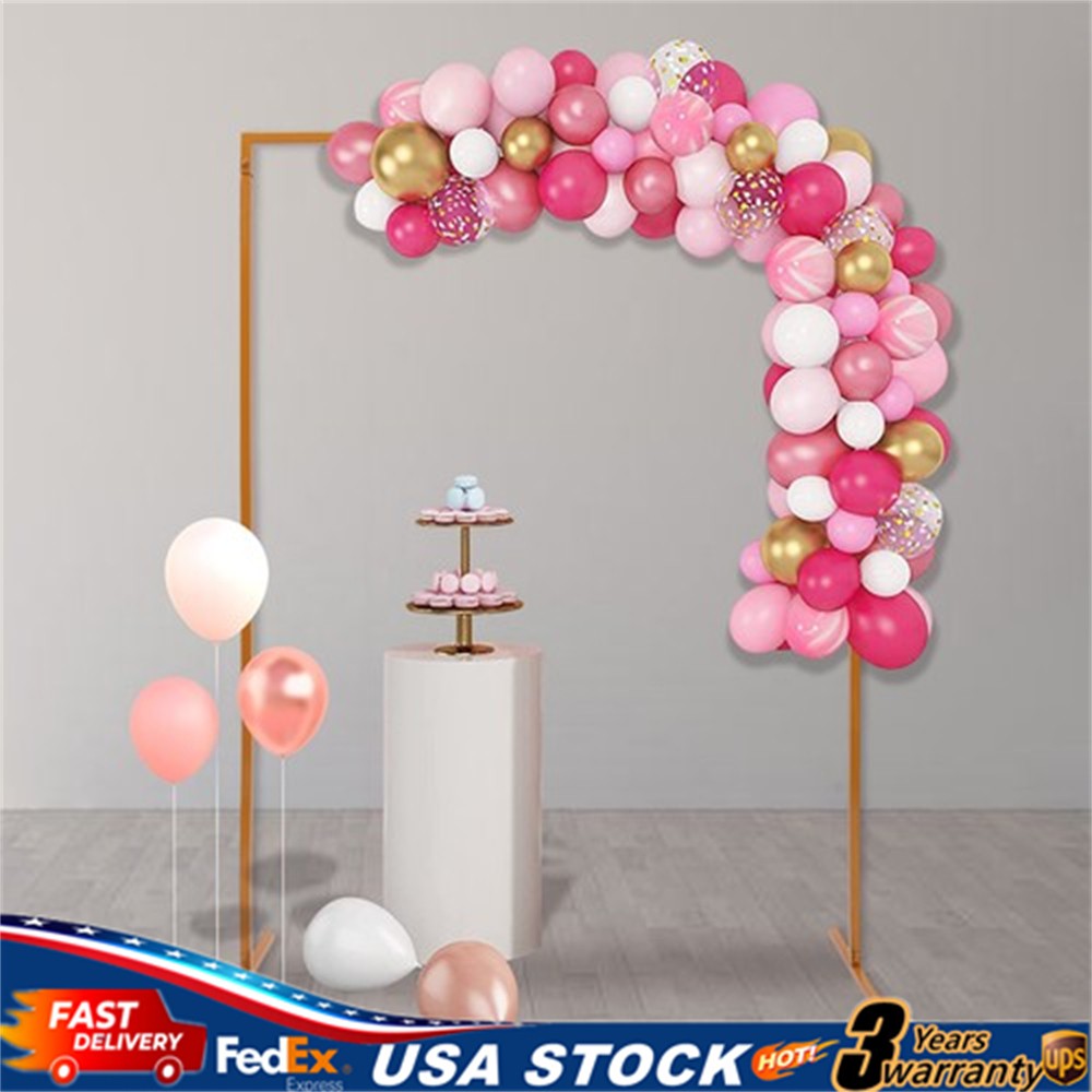 Rectangular Wedding Arch Rack Flower Balloon Arch Stand Party Backdrop Decor