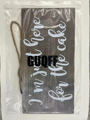New Sign I’M Just Here for the Cake-Wedding Sign-Ring Bearer-Ring Bearer Sign-Wo