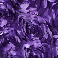 Purple Satin Rosette SPANDEX Stretchable Banquet CHAIR COVER Wedding