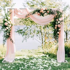 10ft Wedding Arches Ceremony Square Metal Balloon Arch Backdrop Stand In/Outdoor