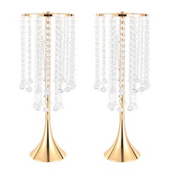 2PC 21.9 in Flower Vases Wedding Centerpieces Table Flower Vases Iron