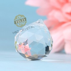 20MM Crystal Glass Lamp Ball Prisms Chandelier Wedding Decor Suncatcher Pendants