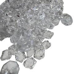 Acrylic Clear Ice Rocks Vase Fillers Artificial Ice Cubes Fake Diamonds