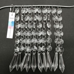 30pcs 50mm Long Cone Pendant Acrylic Bead Garland Chain Party Curtain Wedding
