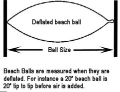 30″ Frost White & Crystal Clear Beach Ball WEDDING DISPLAY Pool Party Beachball