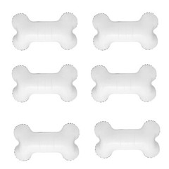 6PCS Dog Bone Balloon, White Aluminum Mylar Foil Pet-Themed Balloons, Perfect…