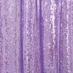 PURPLE 8 ft x 8 ft Sequined Backdrop Curtain Wedding Party Booth Decorations