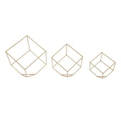 12Pcs Metal Geometric Flower Stand Elegant Gold Wedding Centerpieces Party Decor