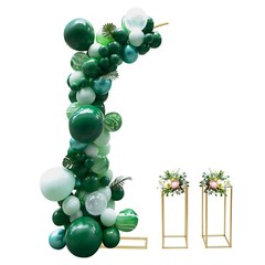 3pcs/Set Wedding Arch Gold Free Standing Wedding Centerpieces Metal Flower Stand