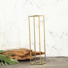 GOLD 8″ tall 3D Metal Wire Letter I Party Wedding Reception Backdrop Supplies