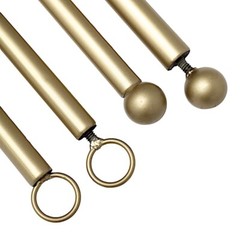 GOLD 42″ tall Adjustable OVER THE TABLE ROD STAND Metal Arch Wedding Decorations