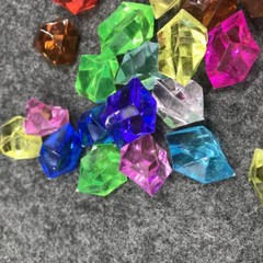 Colorful Acrylic Crystal Gem Stone ICE Rocks Table Scatter Vase Decoration-Craft