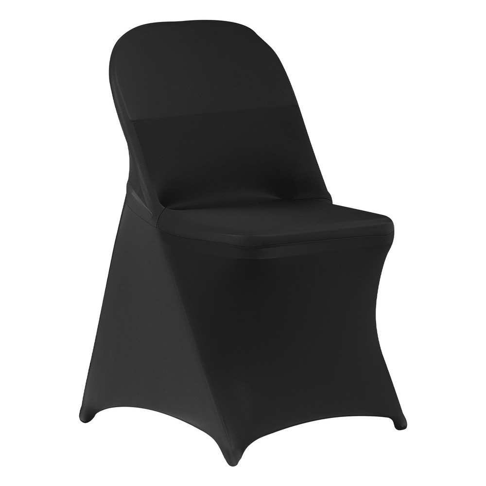 Uimoso 150PCS Black Stretch Spandex Chair Covers for Events and Dining