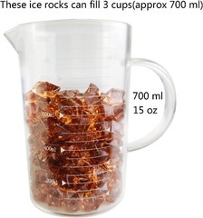 15 OZ Amber Fake Acrylic Ice Rocks Crystal Cube Stones Fake Diamonds for Glass V