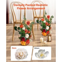Uimoso 4pcs Freestanding Flower Arrangements for Wedding Floral Centerpieces