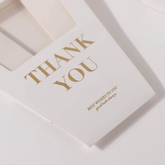 6 Clear White Window Paper Flower Gift Bags Handles Party Events Decorations