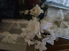 Wedding Accessories And Decorations Lot – Silver, White, Royal Blue