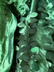 Round Green Leaf Drape Backdrop Enchanted Forest Fairy Wedding Event Deco 10 Ft