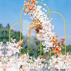 Wedding Arch Backdrop Stand 6FT, 5FT, 4FT Set of 3 Gold Metal Arch Stand for …
